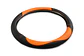 Cubre Volante Eco Cuero Naranja/Negro - Miniatura 4