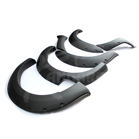 Extensiones de Tapabarros Nissan NP300 4x4 | Plástico ABS Negro con Kit de Instalación