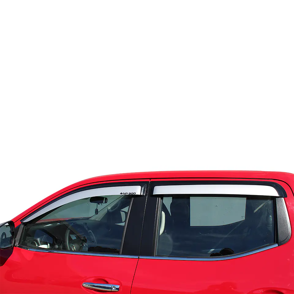 Aletas Bota Agua Bicolor Nissan NP300 ABS – Instalación fácil con cinta 3M 5