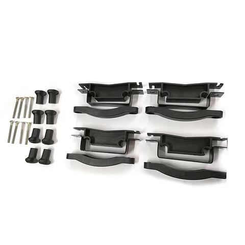 Abrazaderas para Parrilla de Techo Portaequipaje Estilo Rally – Set de Fijaciones Universales