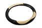 Cubre Volante Eco Cuero Beige/Negro - Miniatura 4