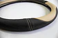 Cubre Volante Eco Cuero Beige/Negro - Miniatura 5