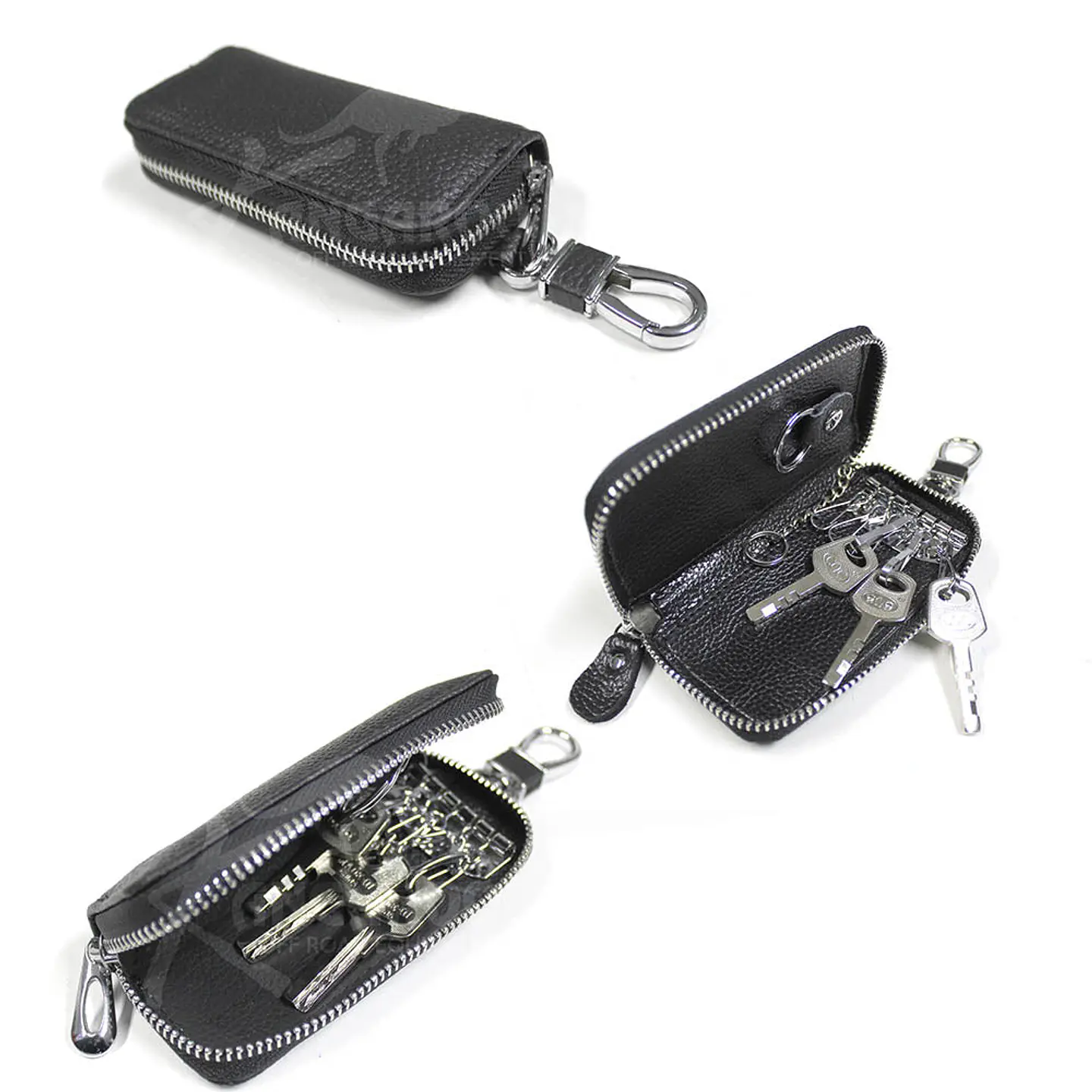 Llavero Estuche Portallaves Para Control Cuero Auto 1