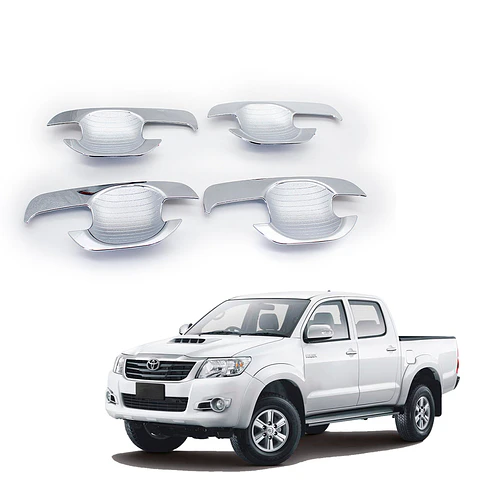 Fondo De Manillas Cromadas Toyota Hilux Vigo 2006-2015