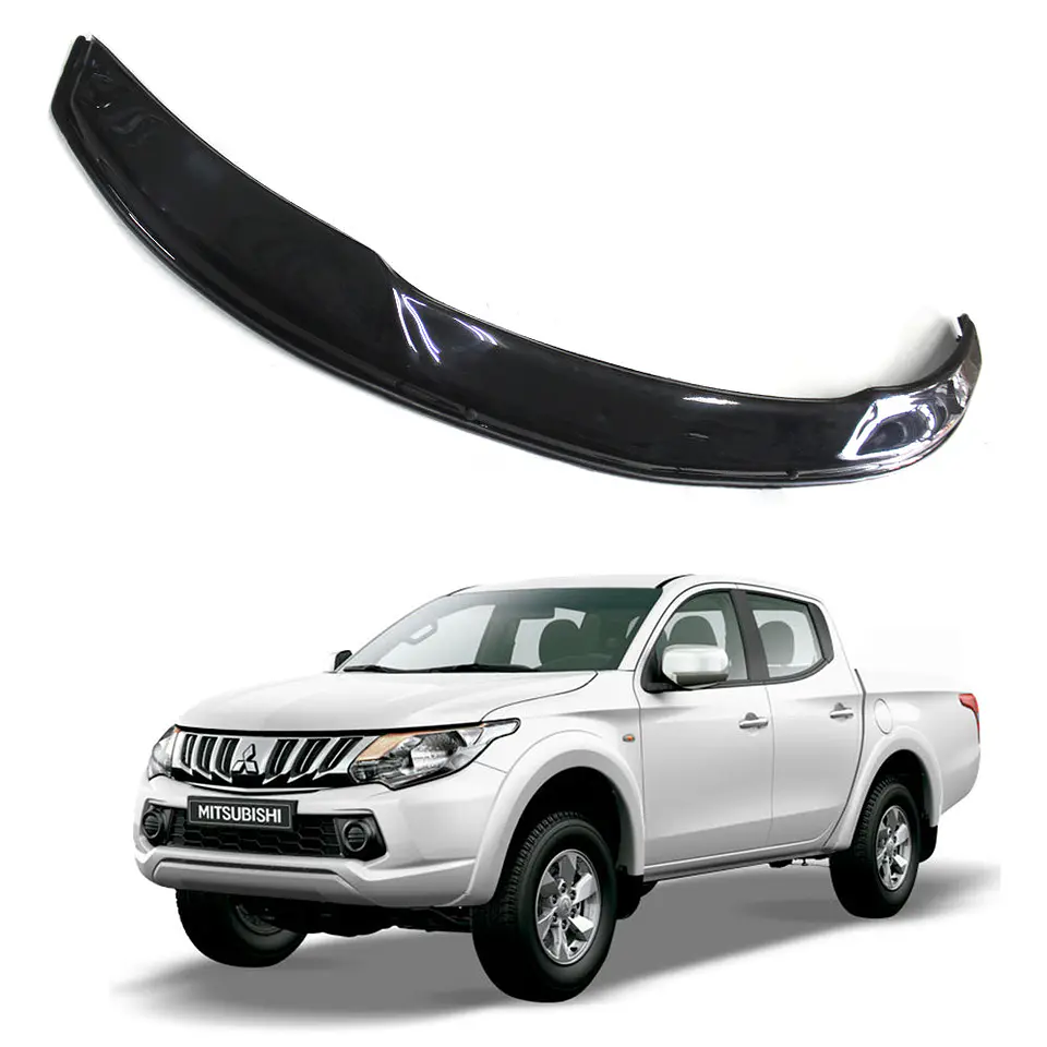 Deflector de Capot Mitsubishi L200 2016-2018 ABS Negro – Instalación sin perforación 1