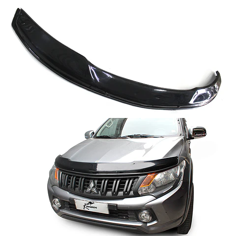 Deflector de Capot Mitsubishi L200 2016-2018 ABS Negro – Instalación sin perforación