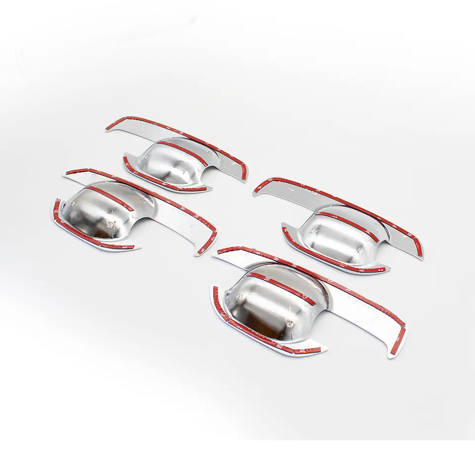 Fondo De Manillas Cromadas Toyota Hilux Vigo 2006-2015 4