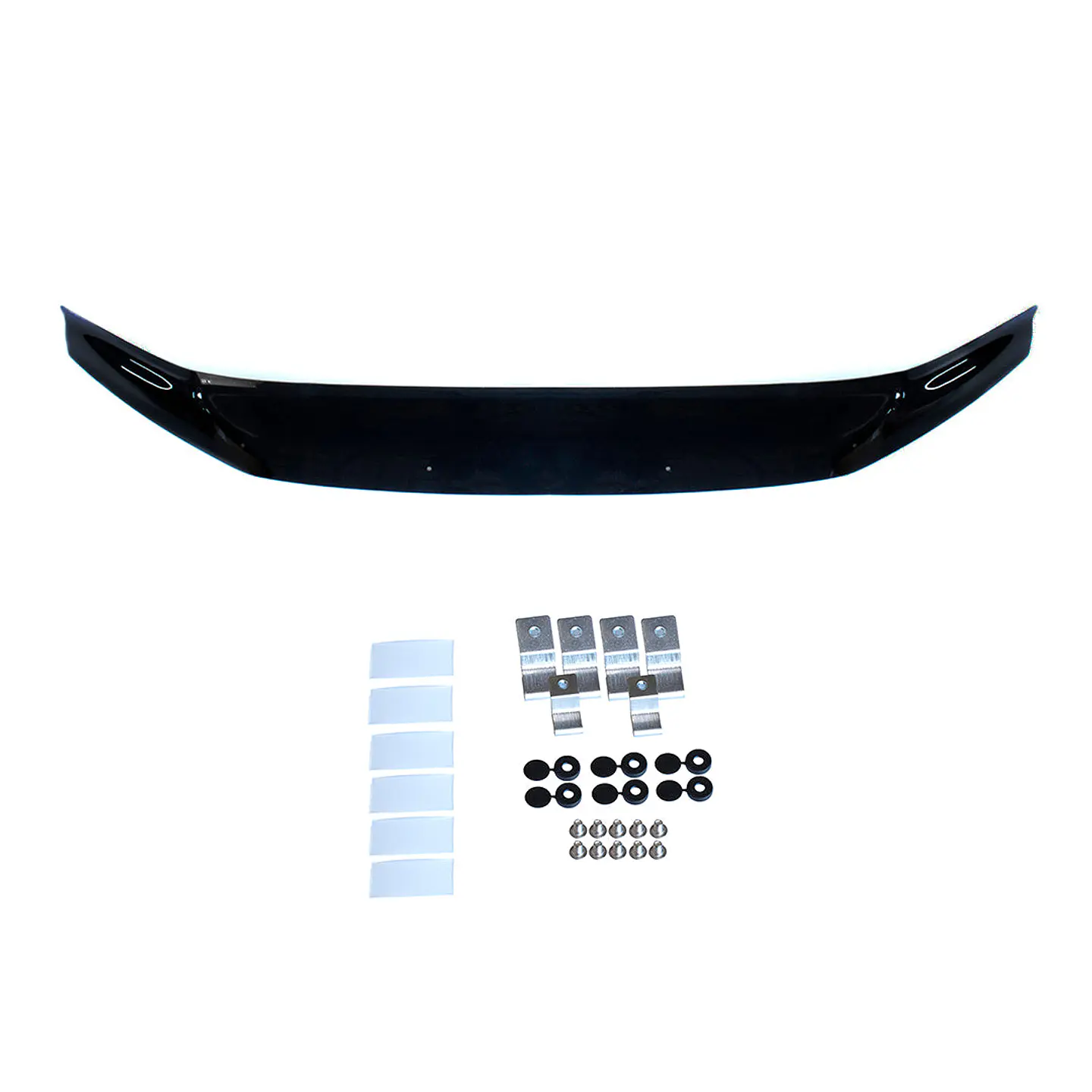 Deflector de Capot Great Wall Poer 2019-2022 Policarbonato Negro – Instalación sin perforación 5