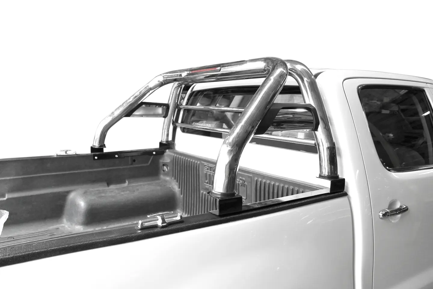 Barra Antivuelco Acero Inoxidable Toyota Hilux 2006-2015 | Luz de Freno y Base para Lona | Kangaroo Chile 5