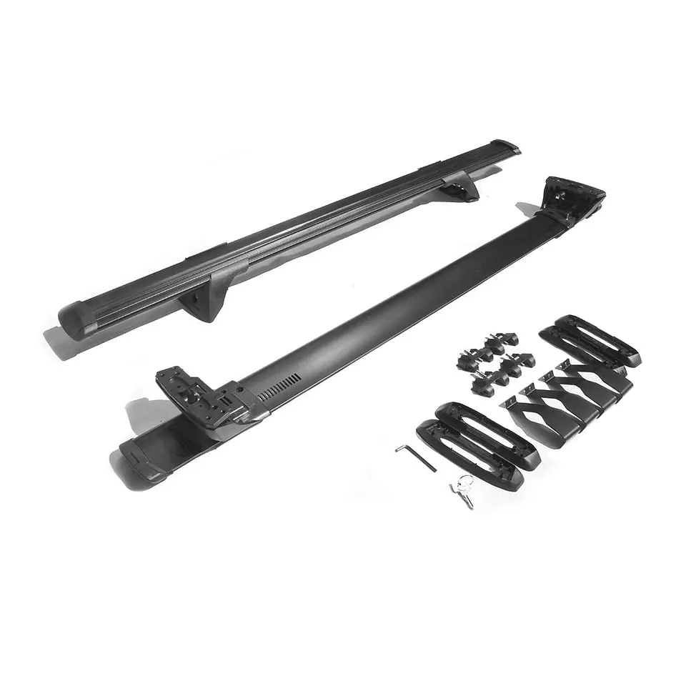 Barra de Techo Transversal Universal Negra para SUV y Camionetas – Puerta a Puerta con Seguridad Antirrobo 6
