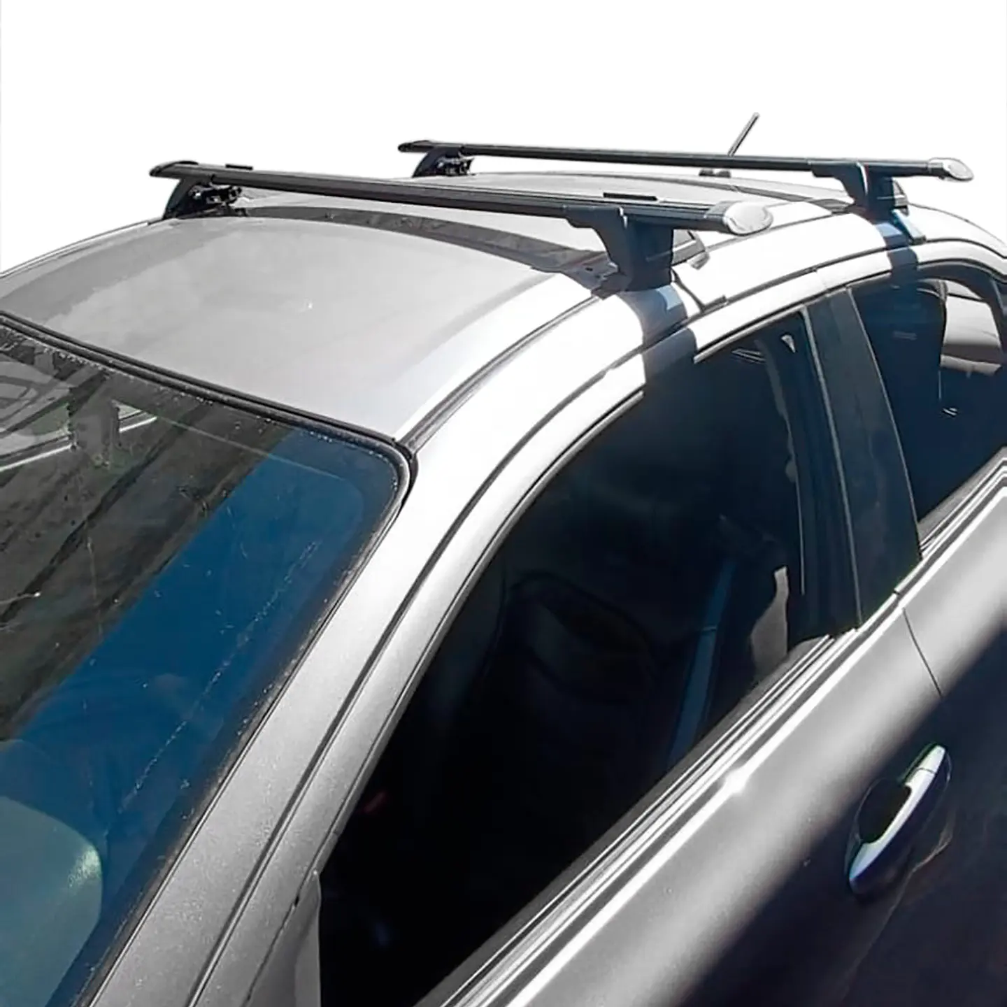 Barra de Techo Transversal Universal Negra para SUV y Camionetas – Puerta a Puerta con Seguridad Antirrobo 7