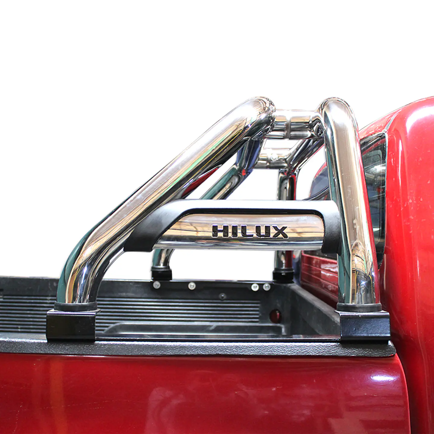 Barra Antivuelco Acero Inoxidable Toyota Hilux 2006-2015 | Luz de Freno y Base para Lona | Kangaroo Chile 6