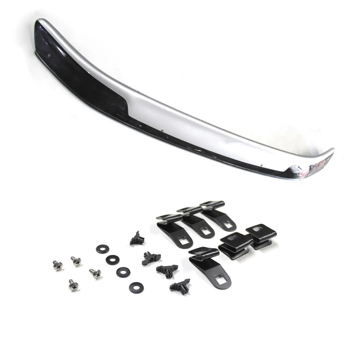 Deflector de Capot | Nissan NP300 | Negro-Plata | Kangaroo Chile 2