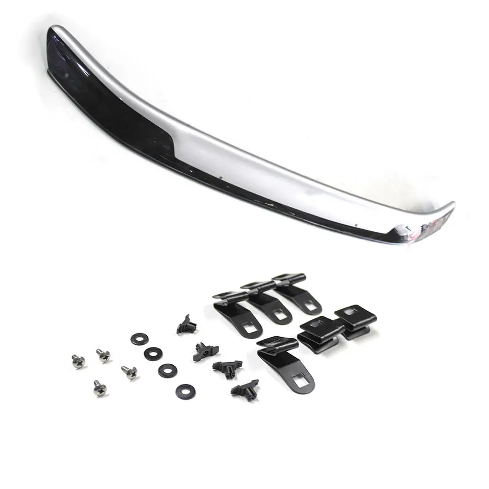 Deflector de Capot | Nissan NP300 | Negro-Plata | Kangaroo Chile 2