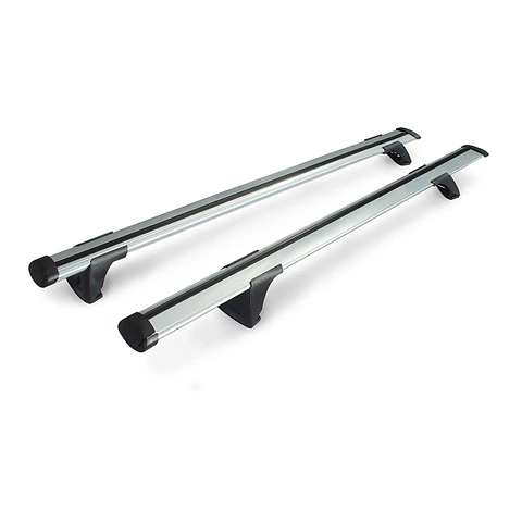 Barra de Techo Transversal Universal Gris para SUV y Camionetas – Seguridad Antirrobo