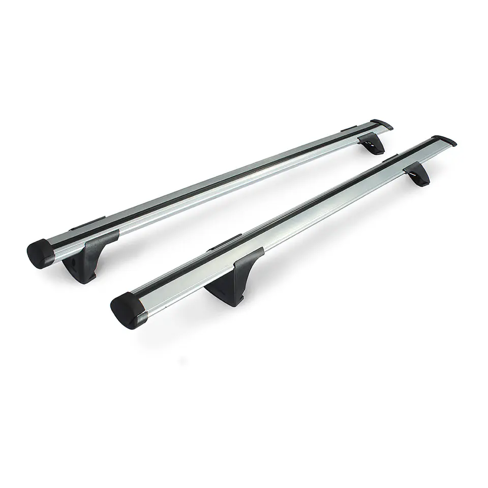 Barra de Techo Transversal Universal Gris para SUV y Camionetas – Seguridad Antirrobo 2
