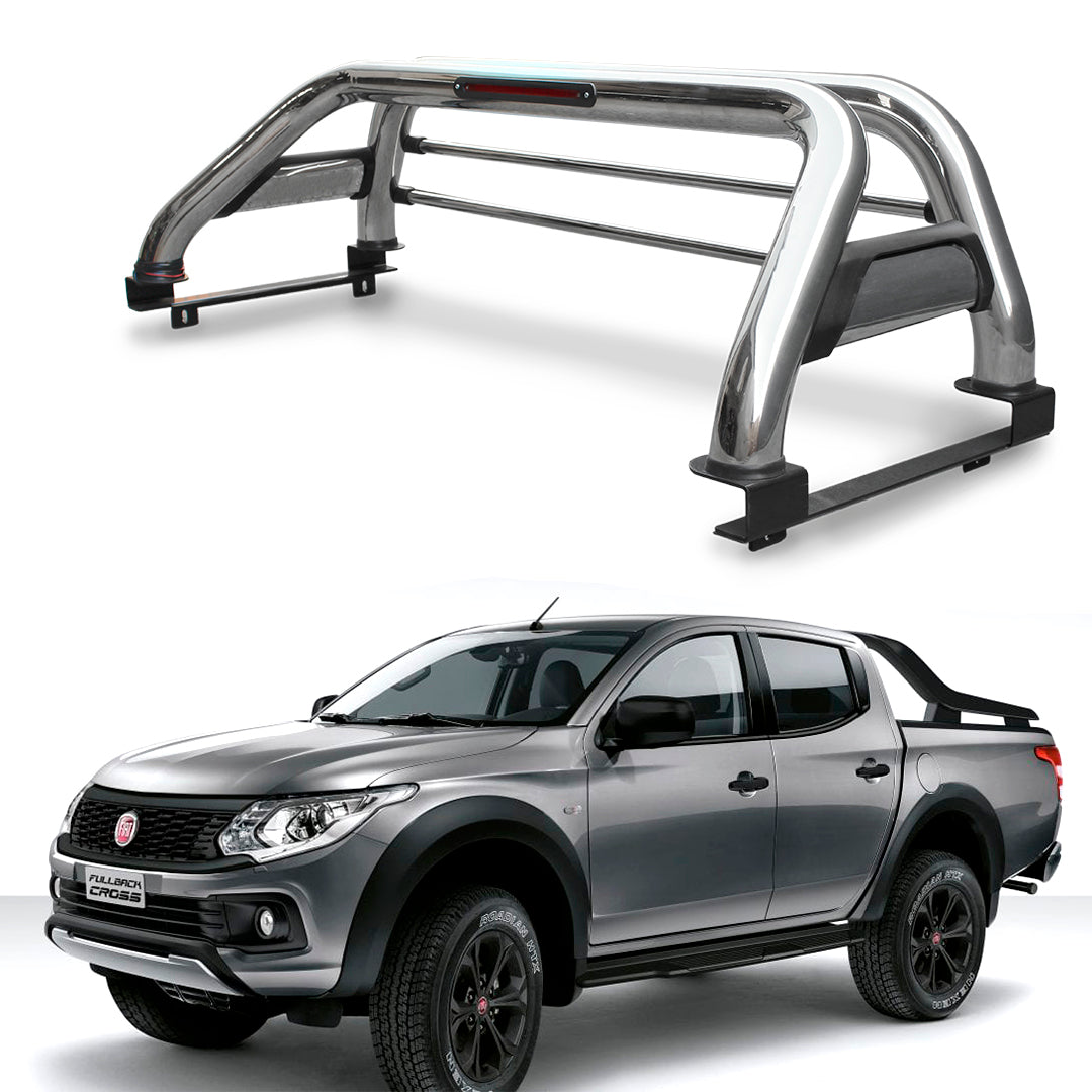 Barra Antivuelco Acero Inoxidable Ford Ranger 2013-2024