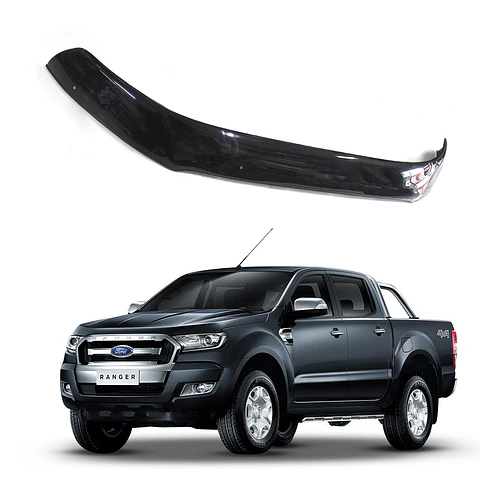 Deflector de Capot Ford Ranger 2016-2020 ABS Negro – Instalación sin perforación