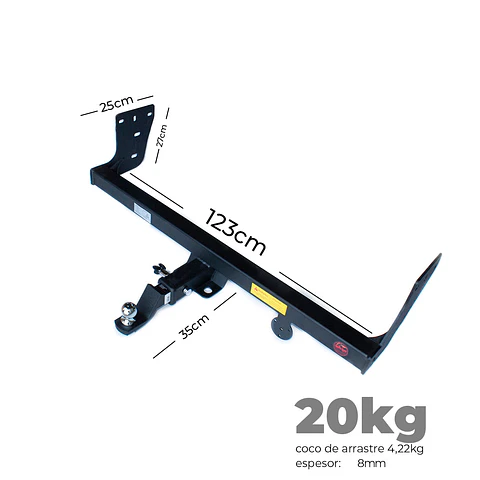 Enganche de Remolque Great Wall Poer | Capacidad 3.600 kg con Candado Anti-Robo | Kangaroo Chile