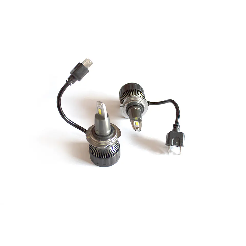 Ampolletas Mini LED H7 36W 12/24V | 3600 Lumen Blanco Neutro Turbo Ventilador 2