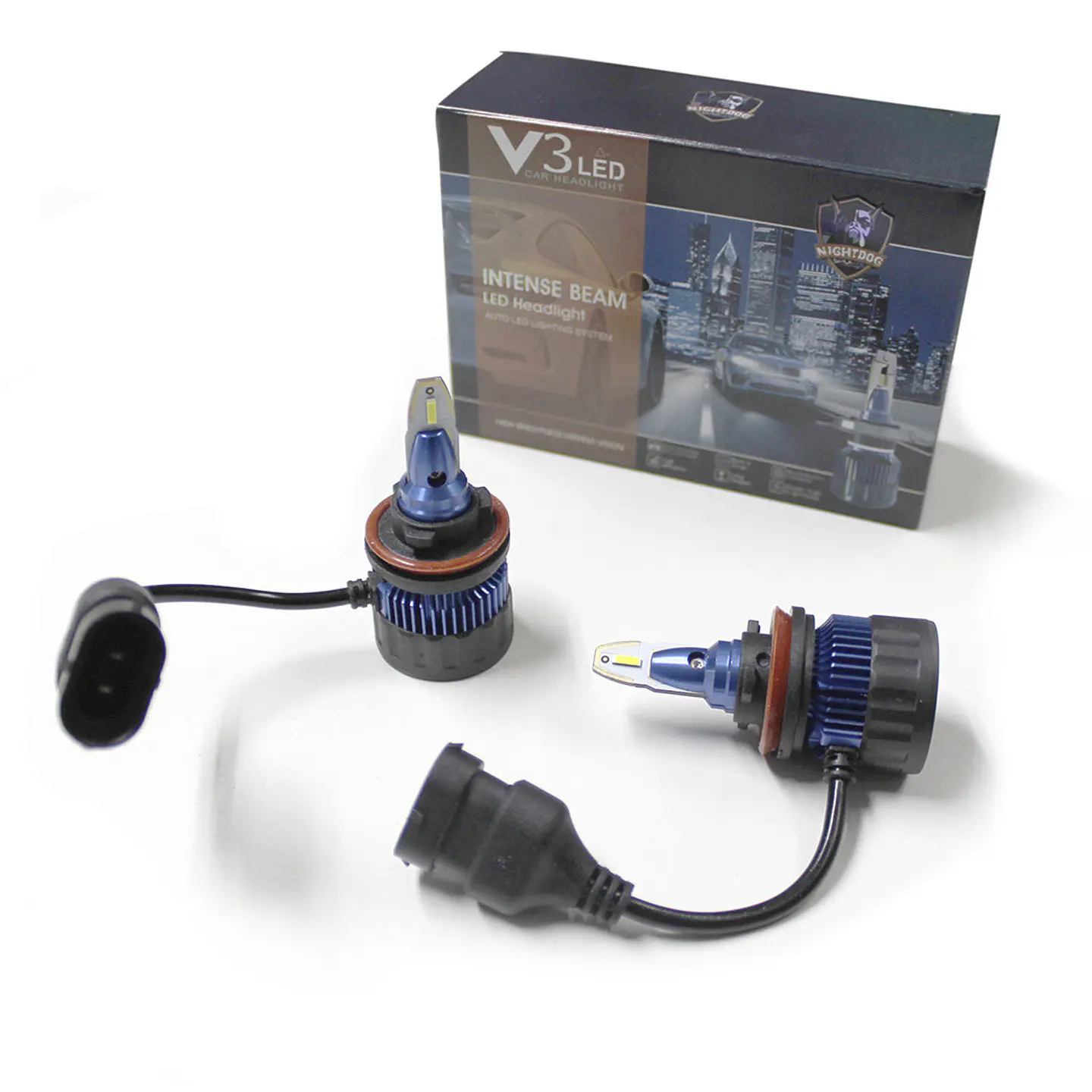 Ampolletas Luces Mini Led H11 Turbo Ventilador 3800 Lumen 1