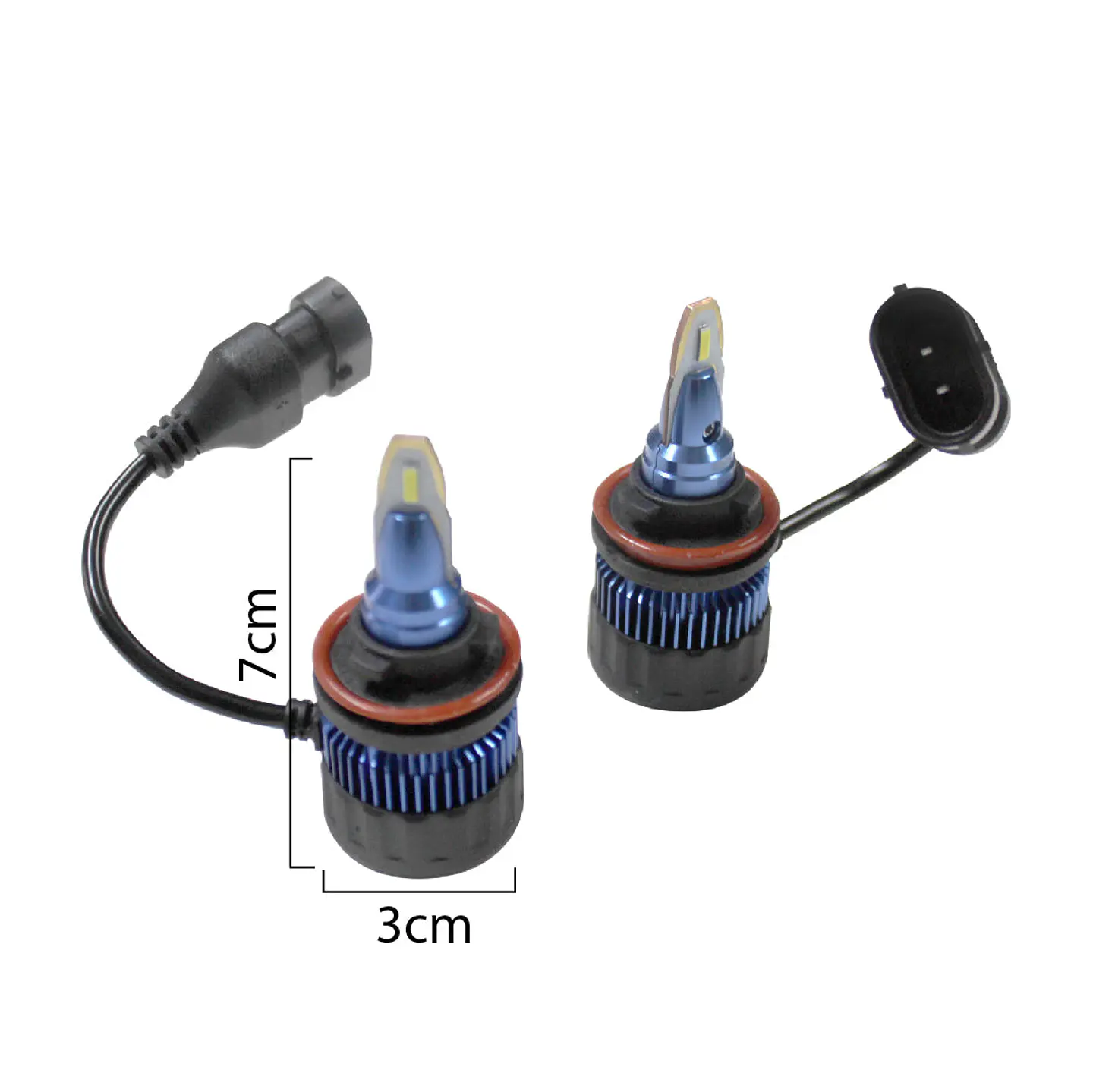 Ampolletas Luces Mini Led H11 Turbo Ventilador 3800 Lumen 2