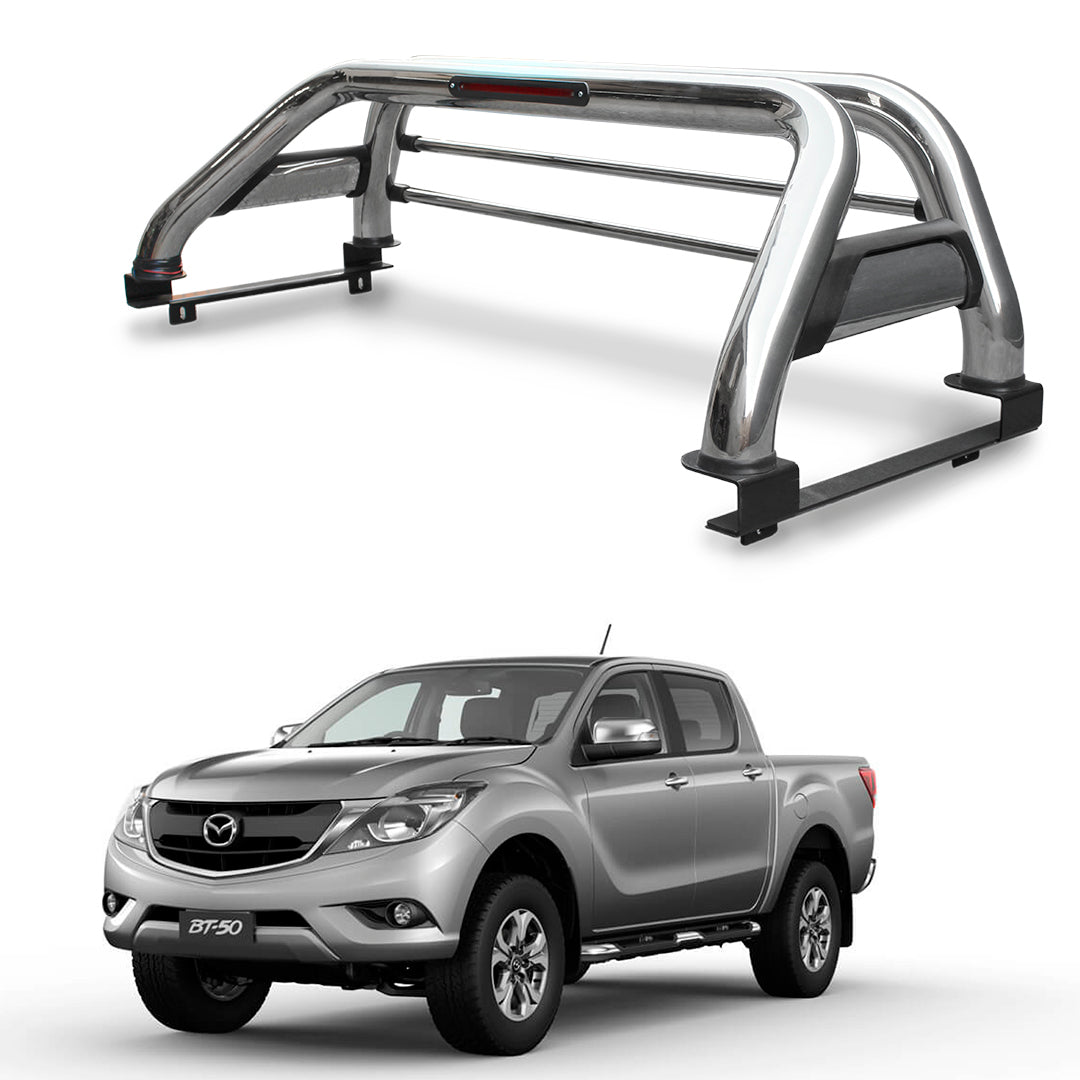 Barra Antivuelco Acero Inoxidable Mazda Bt50 2013-2024