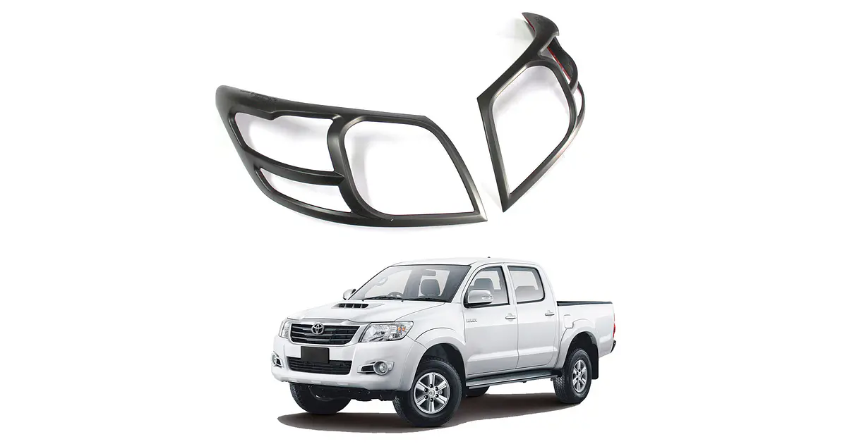Biseles Delanteros Toyota Hilux Vigo 2012-2015 Negro Matte