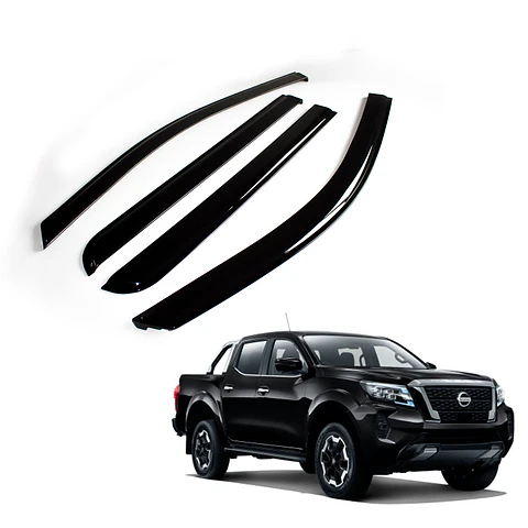 Aletas Bota Agua Injection para Nissan Navara 2021-2023 | ABS Negro, Fácil Instalación