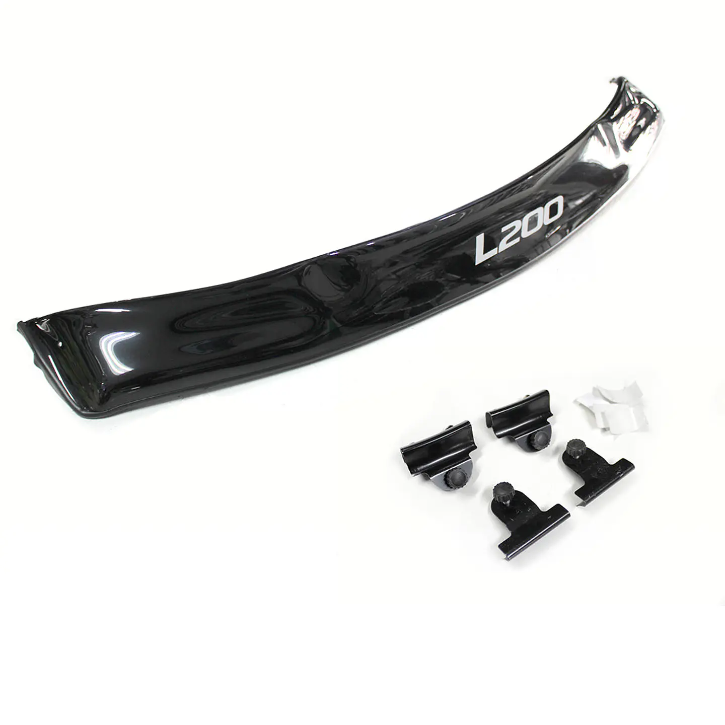 Deflector de Capot Mitsubishi L200 2006-2015 ABS Negro – Instalación sin perforación 3
