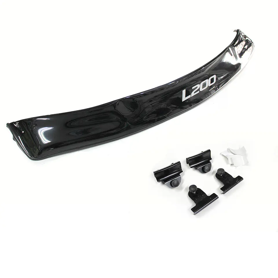 Deflector de Capot Mitsubishi L200 2006-2015 ABS Negro – Instalación sin perforación 3