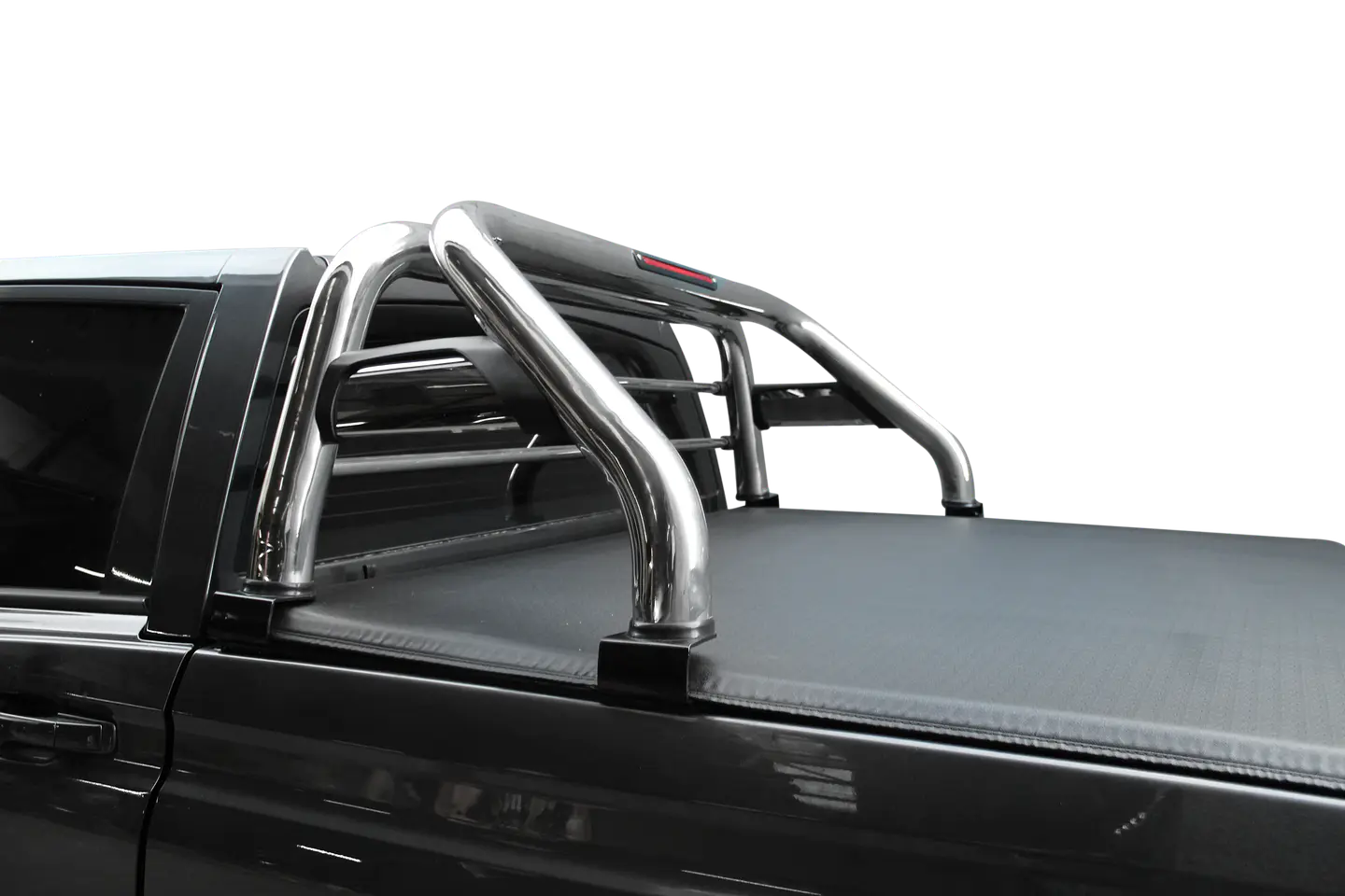 Barra Antivuelco Acero Inoxidable Ssangyong Actyon Sport | Luz de Freno y Base para Lona | Kangaroo Chile 3