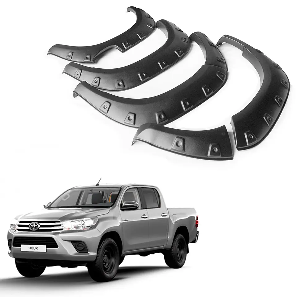 Extensiones de Tapabarro | Hilux Revo DX 2016-2019 | Kangaroo Chile 1