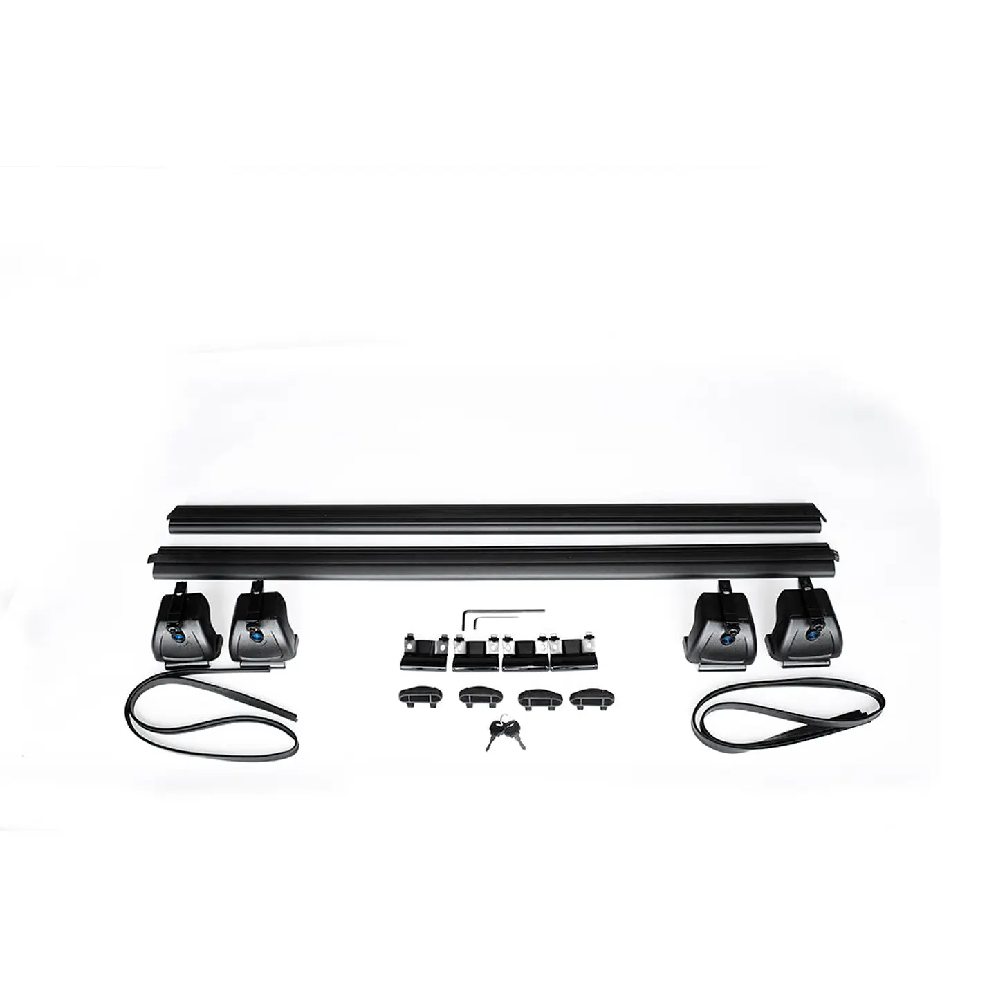 Barra de Techo Aluminio Porta Equipaje 130cm | Negro Reforzada 150kg | Kangaroo Chile 4