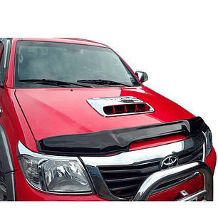 Deflector De Capot Hilux 2012-2015 Con Toma De Aire Negro