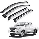 Aletas Bota Agua Toyota Hilux 2006-2015 Negro-plata. 1