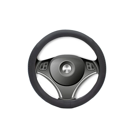 Cubre Volante Sintético para Camionetas – Negro, Talla M (38 cm)