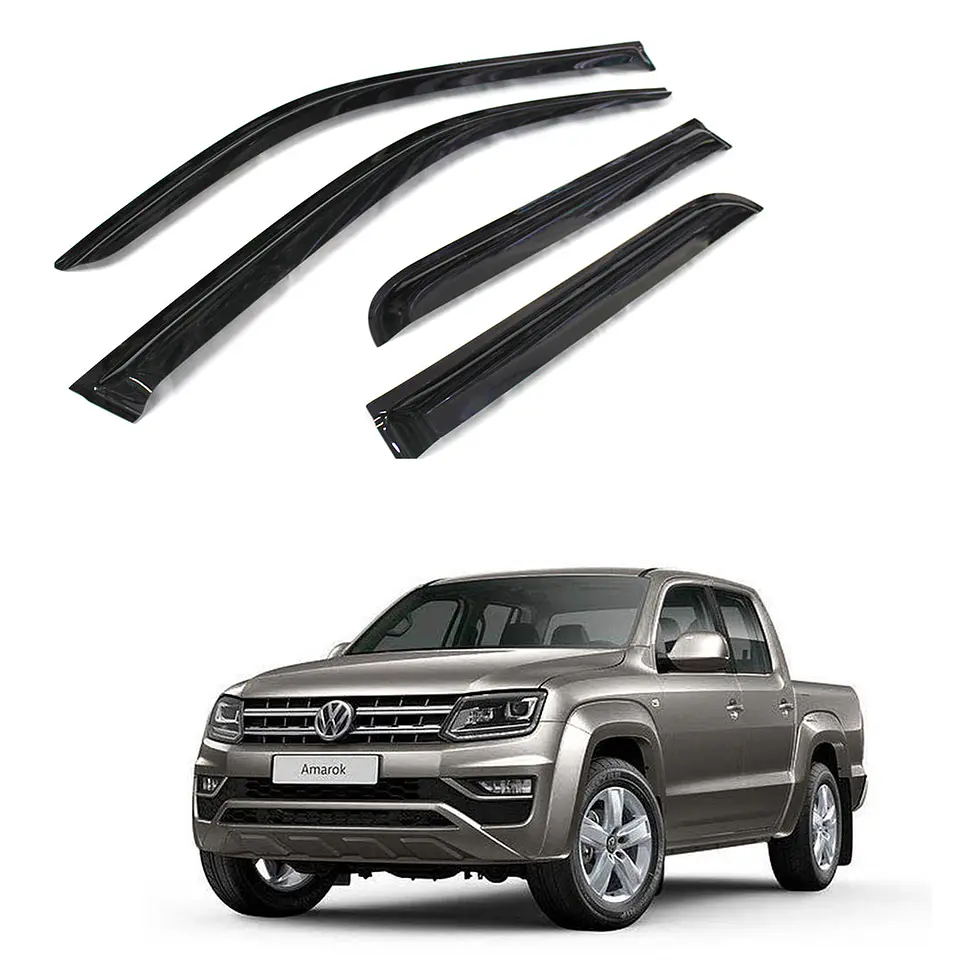 Aletas Bota Agua Volkswagen Amarok ABS Negro – Instalación fácil con cinta 3M 1
