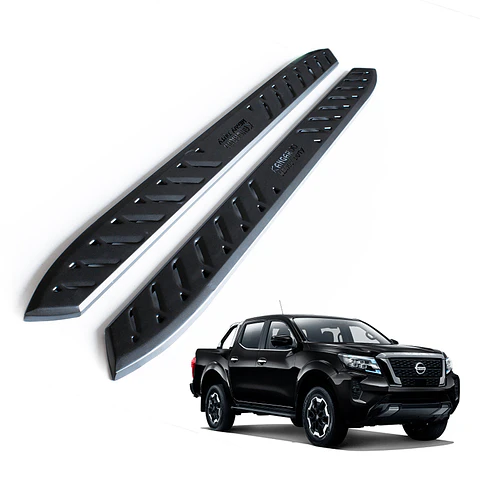 Juego de Pisaderas Nissan Navara 2021-2024 Shark Heavy Duty | Fierro Negro Resistente
