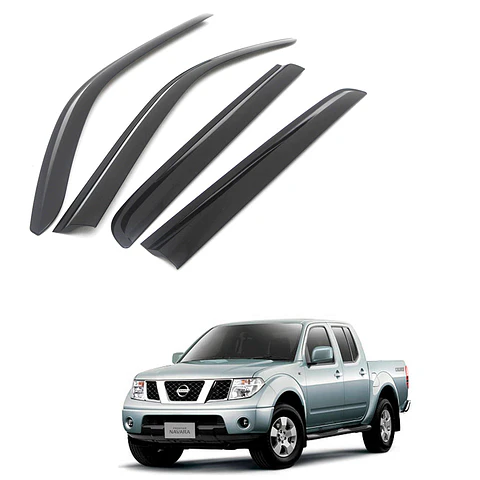 Aletas Bota Agua Nissan Navara 2006-2015 ABS Negro – Instalación fácil con cinta 3M
