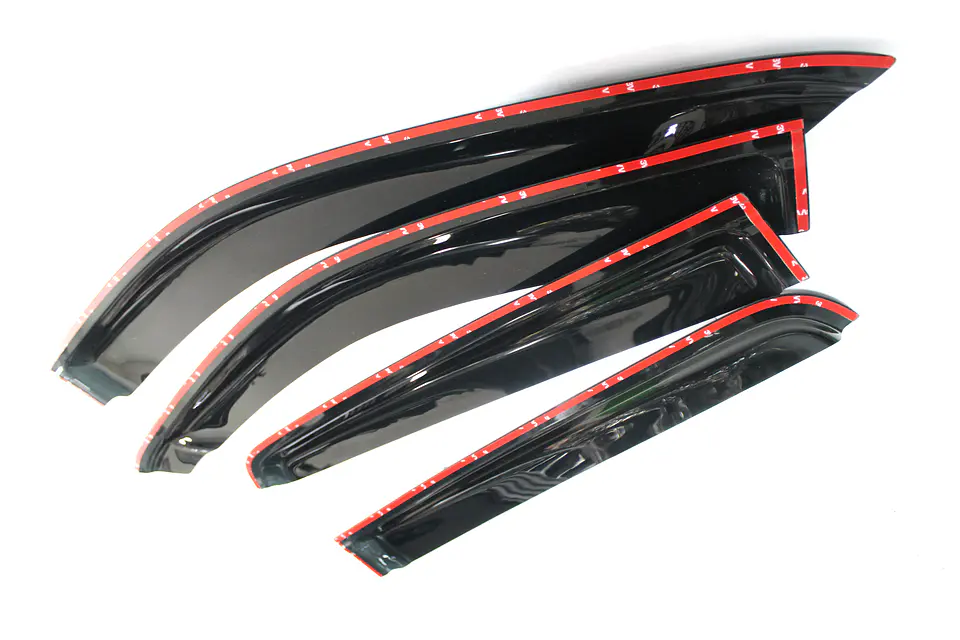 Aletas Bota Agua Gruesas Mazda BT50 2013-2020 ABS Negro – Instalación fácil con cinta 3M 4
