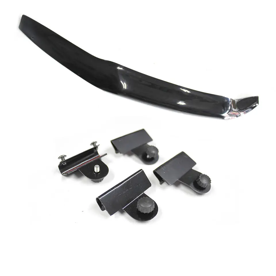 Deflector de Capot Toyota Hilux 2012-2015 ABS Negro – Sin toma de aire, Instalación sin perforación 2