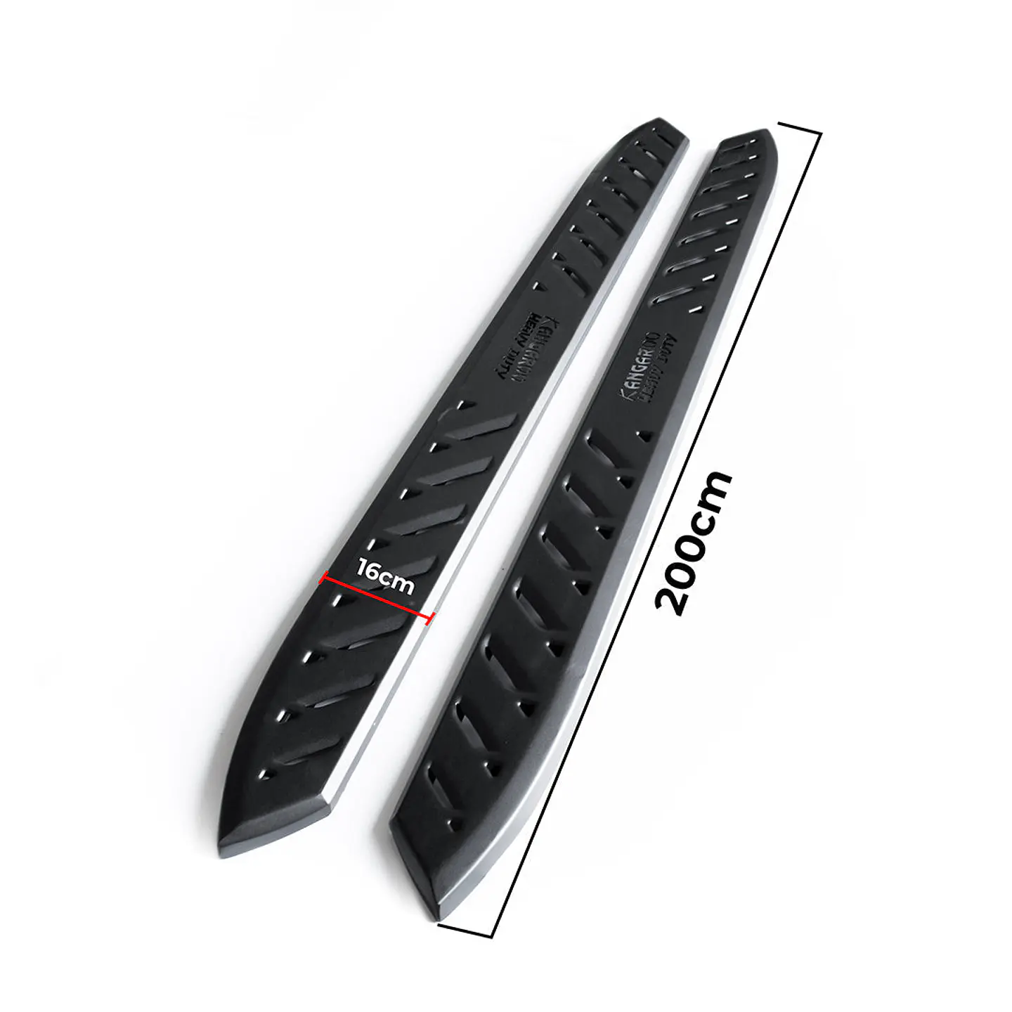 Juego de Pisaderas Mitsubishi L200 2016-2024 Shark Heavy Duty | Fierro Negro Resistente 2