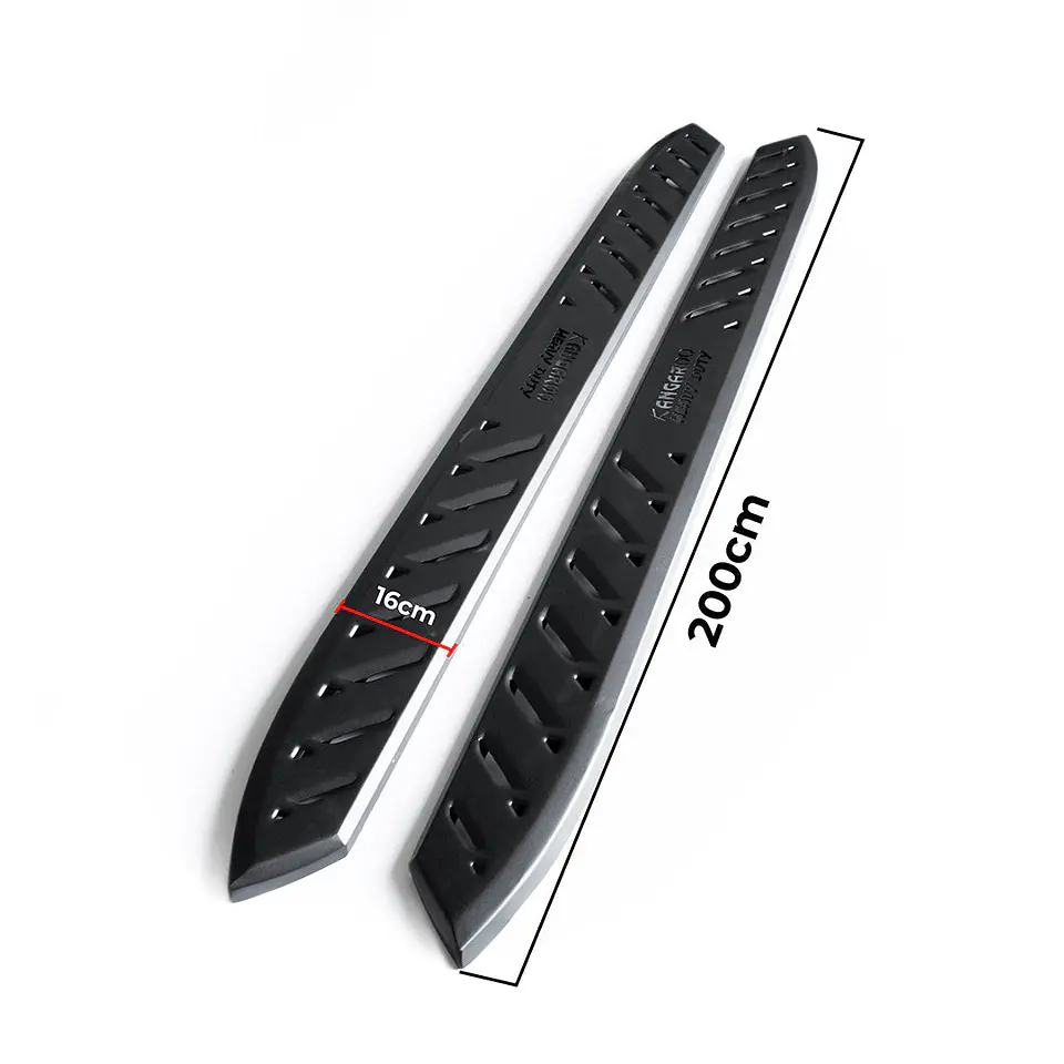 Juego de Pisaderas Mitsubishi L200 2016-2024 Shark Heavy Duty | Fierro Negro Resistente 2