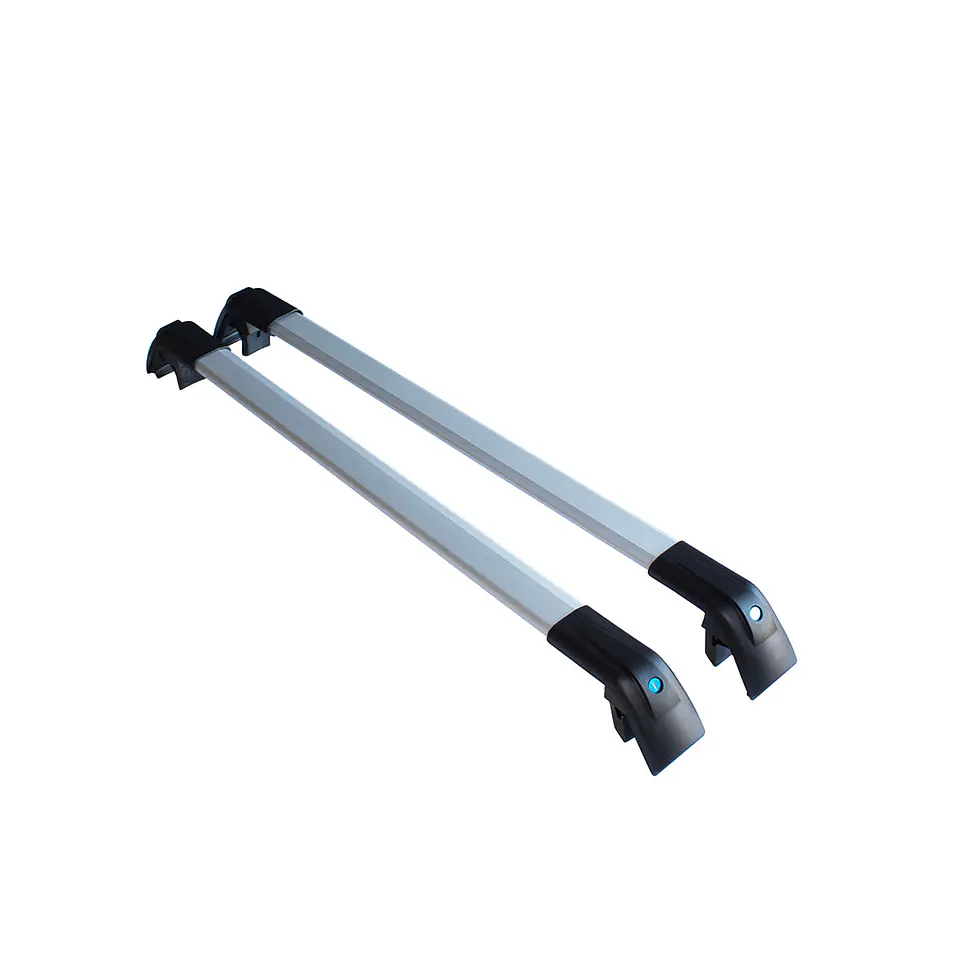 Barra de Techo Transversal Universal 127cm | Soporta 75kg, Aluminio Gris 1