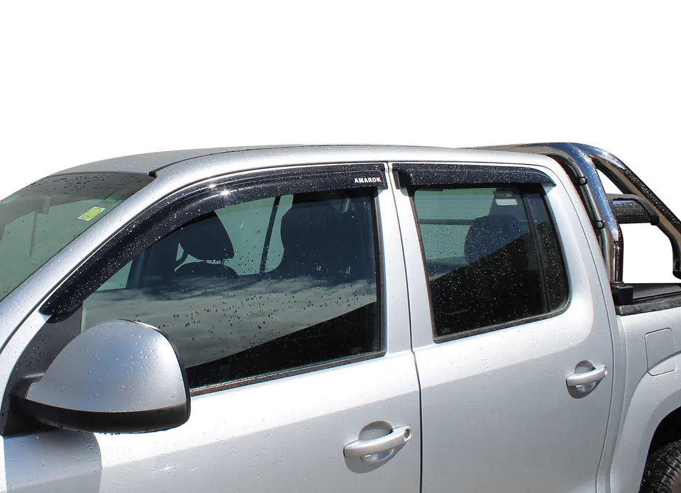 Aletas Bota Agua Volkswagen Amarok ABS Negro – Instalación fácil con cinta 3M 2