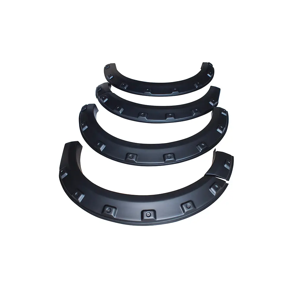 Extensiones de Tapabarro Fangueras GreatWall Poer | Estilo Militar, ABS Negro 3