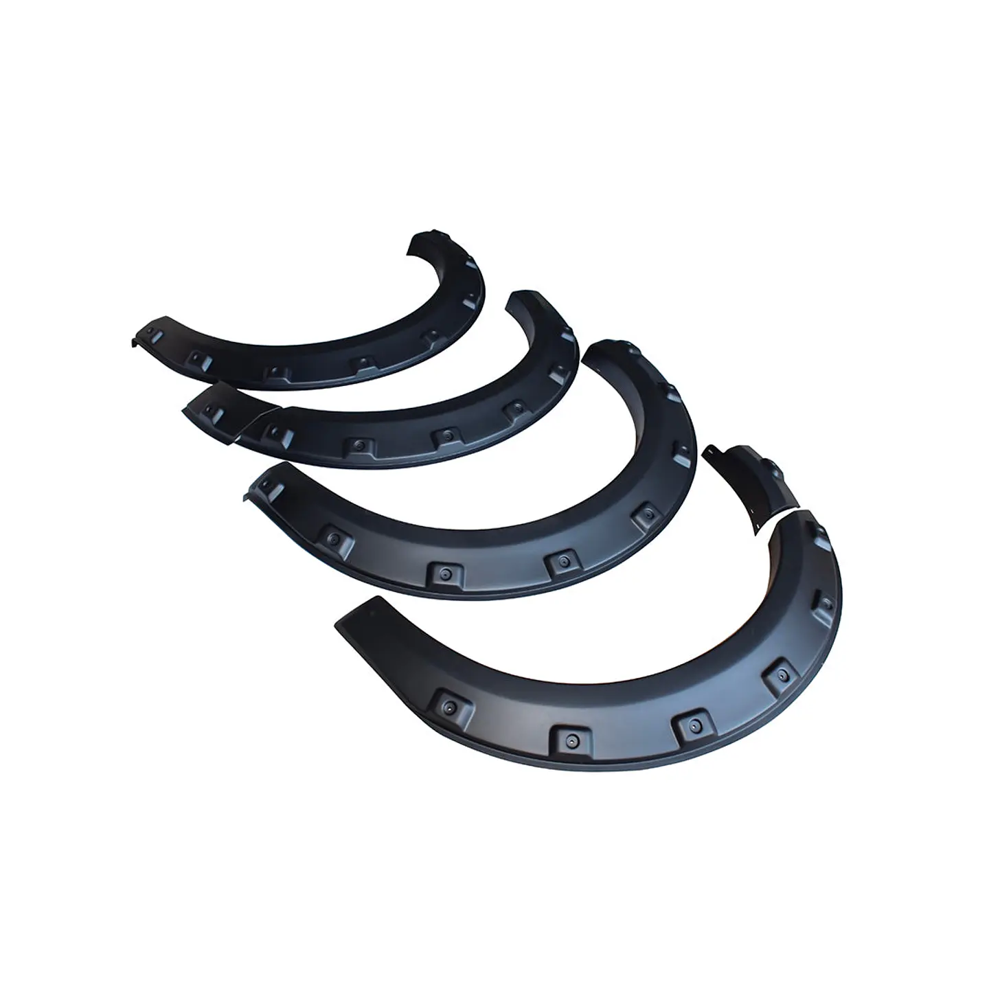 Extensiones de Tapabarro Fangueras GreatWall Poer | Estilo Militar, ABS Negro 4
