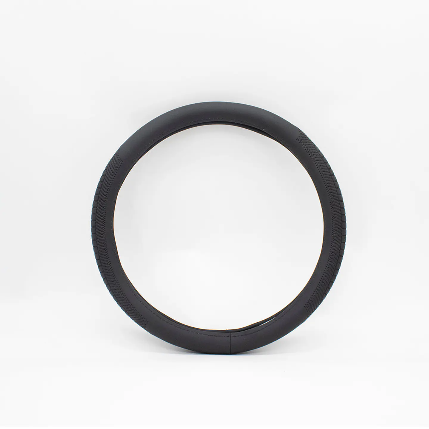 Cubre Volante Sintético para Camionetas – Negro, Talla M (38 cm) 3