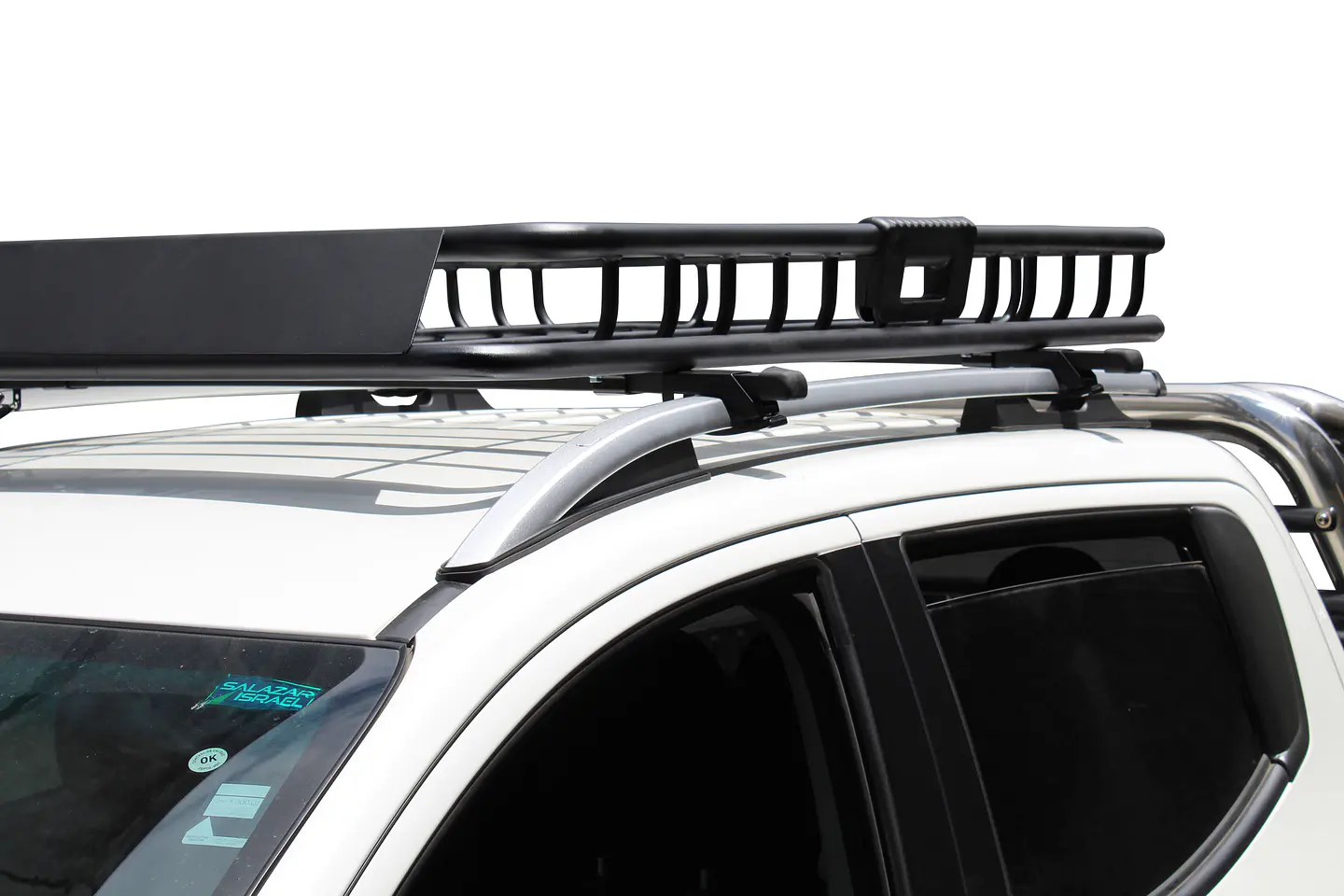 Parrilla de Techo RALLY Negra 140x100 | Fierro Reforzado para SUV y Camionetas | Kangaroo Chile 6